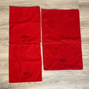 Valentino Garavani bundle of 3 authentic dust bags medium and small